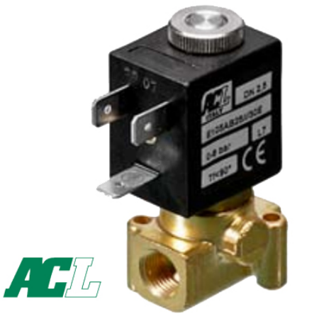 E105 Serisi ACL 2/2 Direk ekmeli Solenoid Valfler